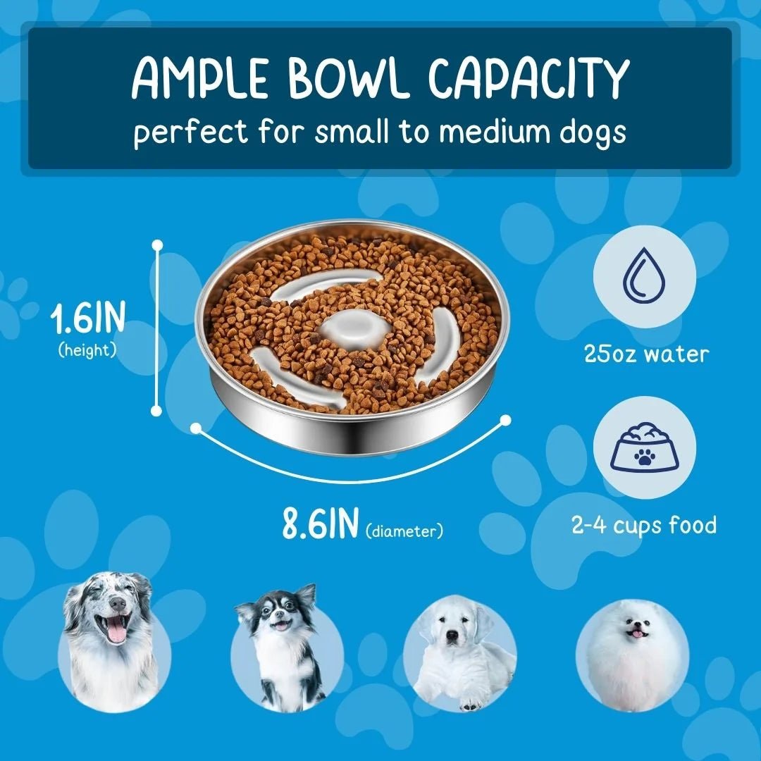 SteadyChew Slow Feeder Bowl - Swag Pups